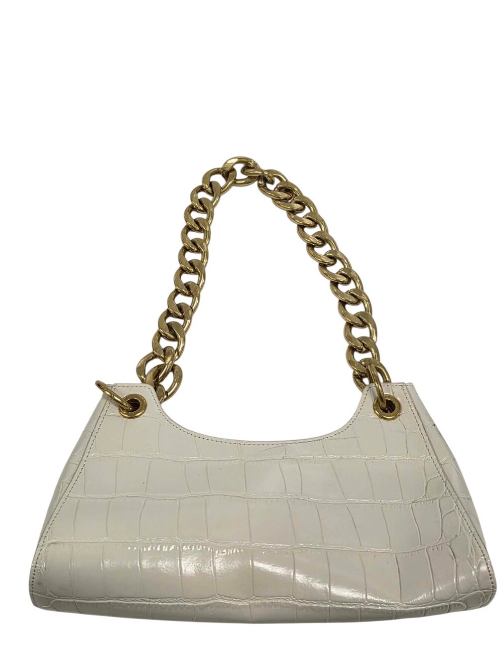 Apede Mod Embossed Leather Shoulder Bag
